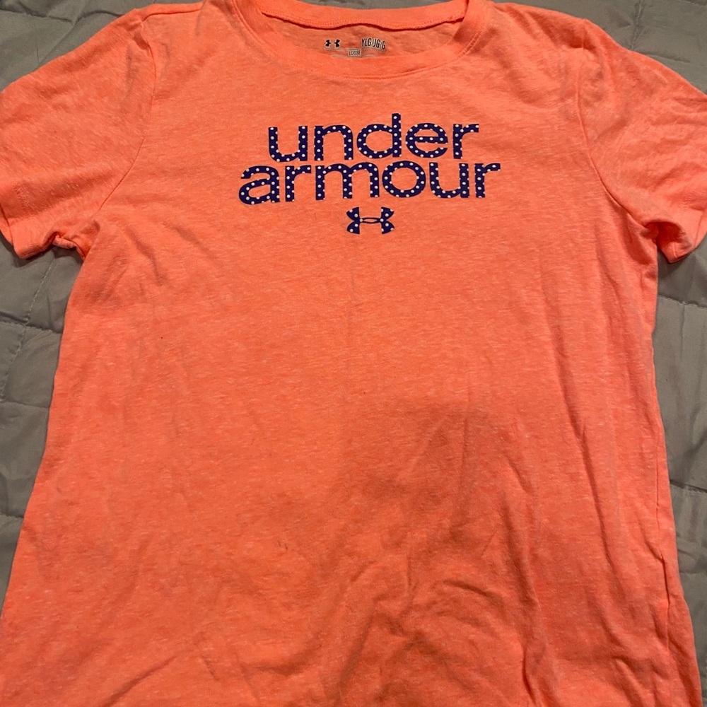 Girls Under Armour Short Sleeve Shirt